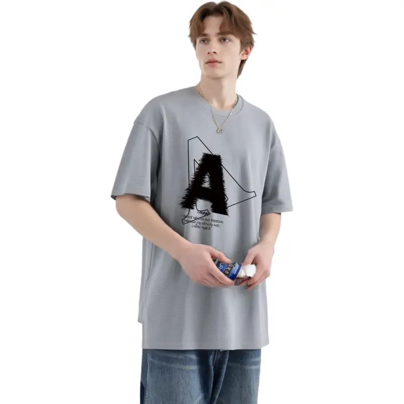 YK&YB T Shirts Unisex Gray-1