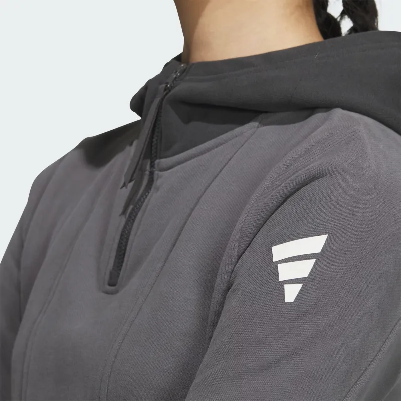 Adidas FW24 Sweatshirt Women's Dark Gray-6