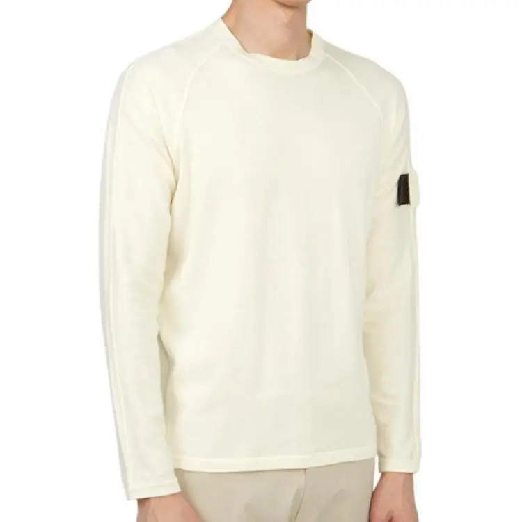 STONE ISLAND Logo Patch Crewneck Sweatshirt-3