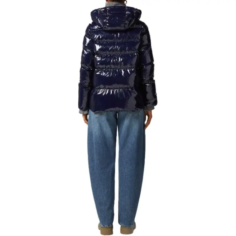 PINKO High Shine Hooded Puffer Jacket-3