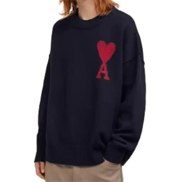 AMIPARIS Paris Ami De Coeur Intarsia Knit Jumper-4