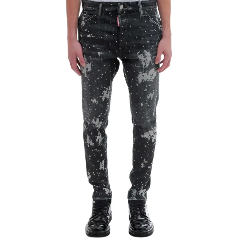 DSQUARED 2 Paint Splatter Printed Skinny Jeans-3