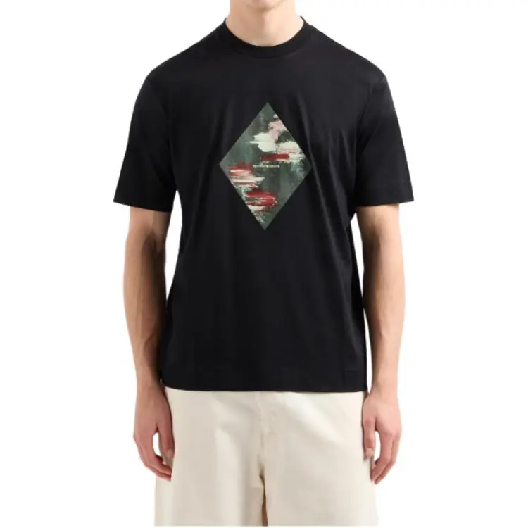 EMPORIO ARMANI Logo print T shirt-2
