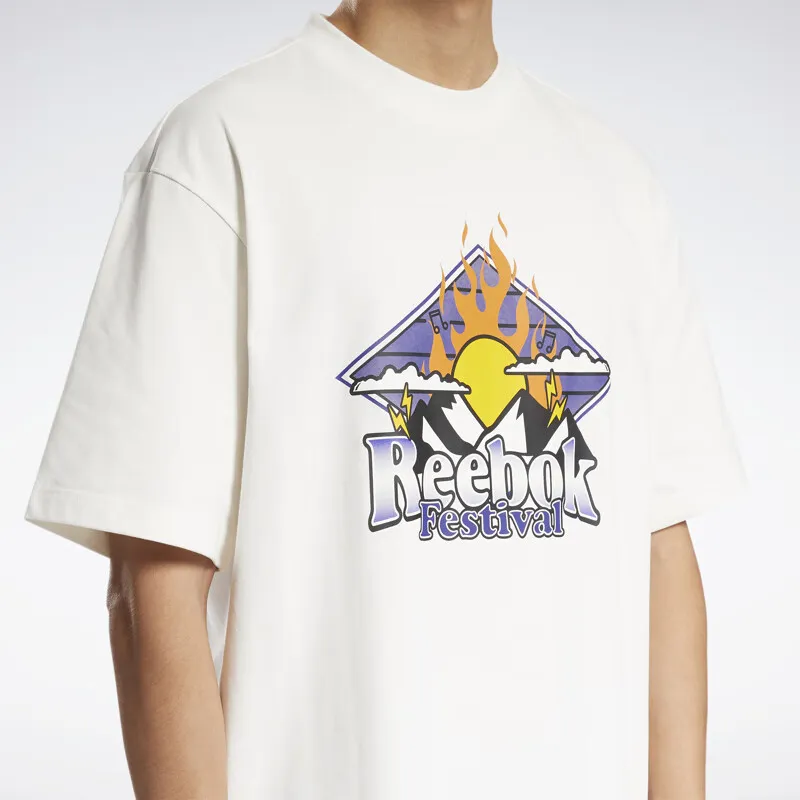 Reebok TEE T-Shirt Unisex White-3