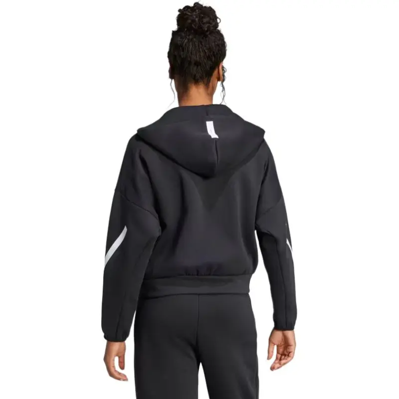 Adidas Z.N.E. Full Zip Hoodie Black/White-3