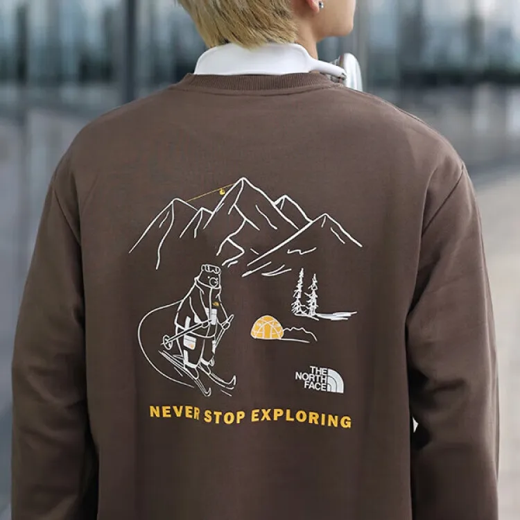 THE NORTH FACE Sweatshirt Unisex Brown-2