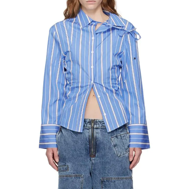 Jacquemus La Chemise Ruban 'Blue Stripe'-2
