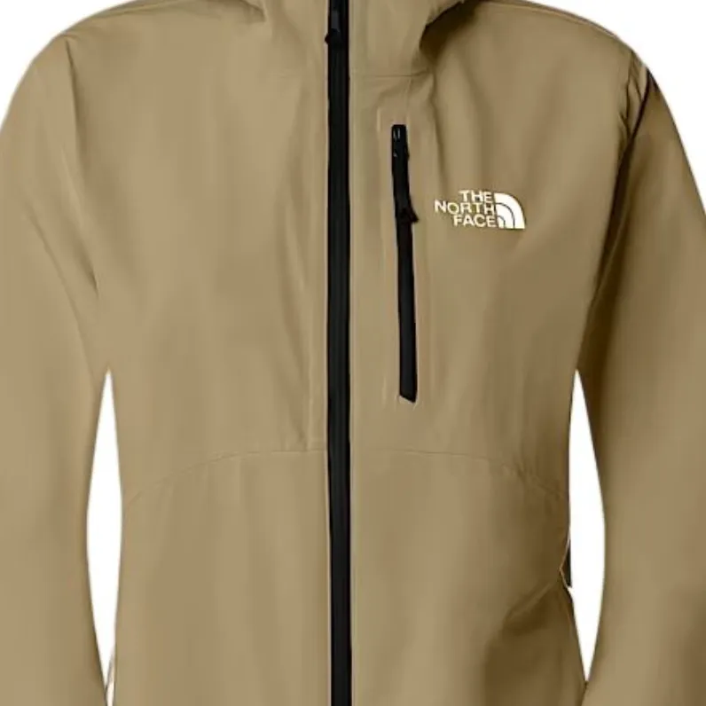 THE NORTH FACE Hiking Waterproof, Windproof, And Breathable Windbreaker Jacket Women's Khaki Stone-2