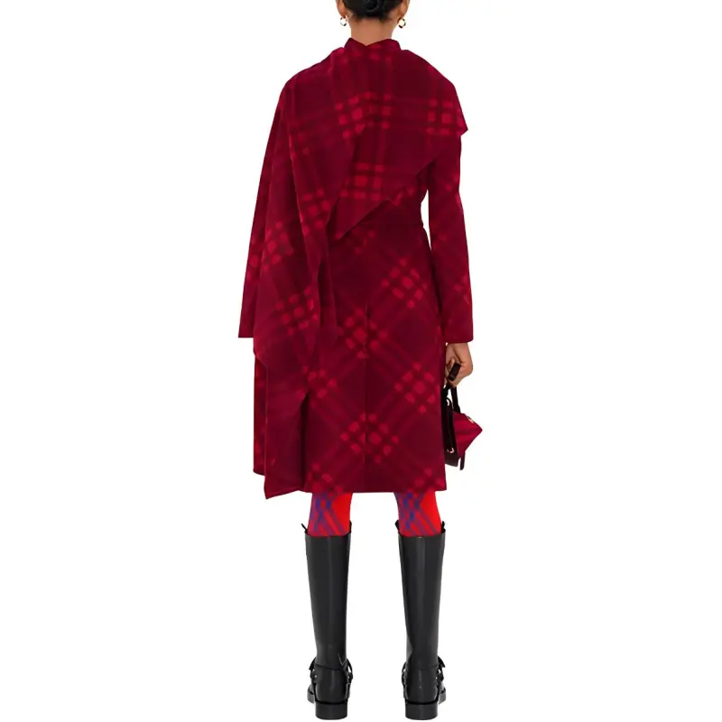 Burberry Coats Women's Red-2