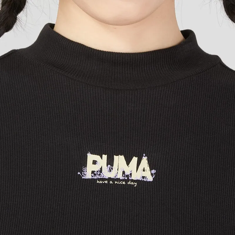 PUMA T Shirts Women's Black-4