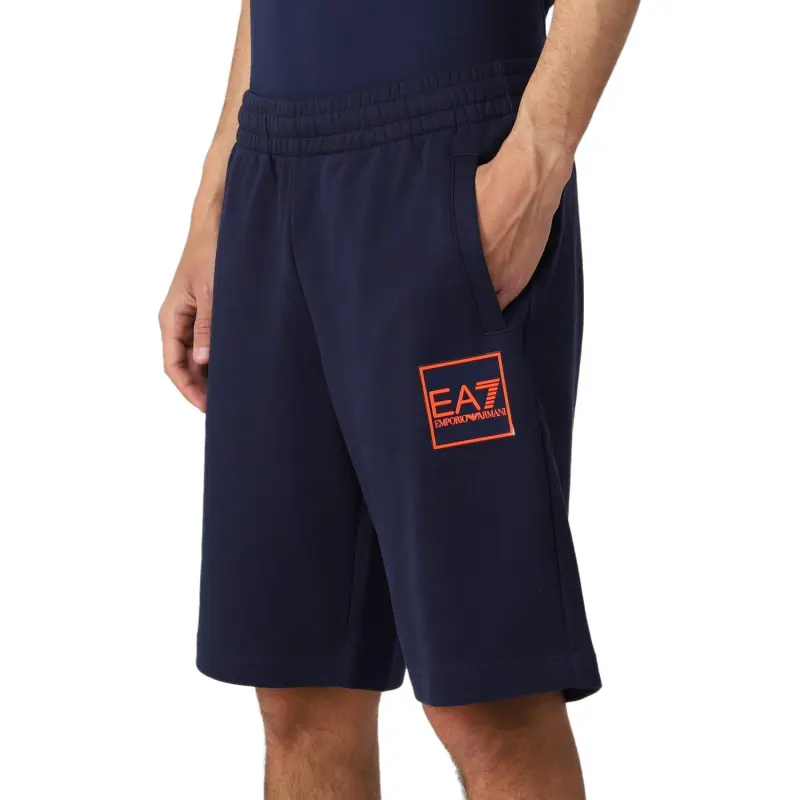 EMPORIO ARMANI EA7 SS22 Casual Shorts Men's Dark Blue-6