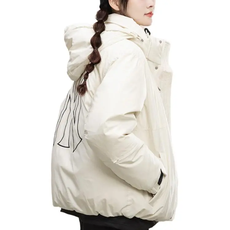 MLB Basic Series Down Jacket Cropped Men's White-3