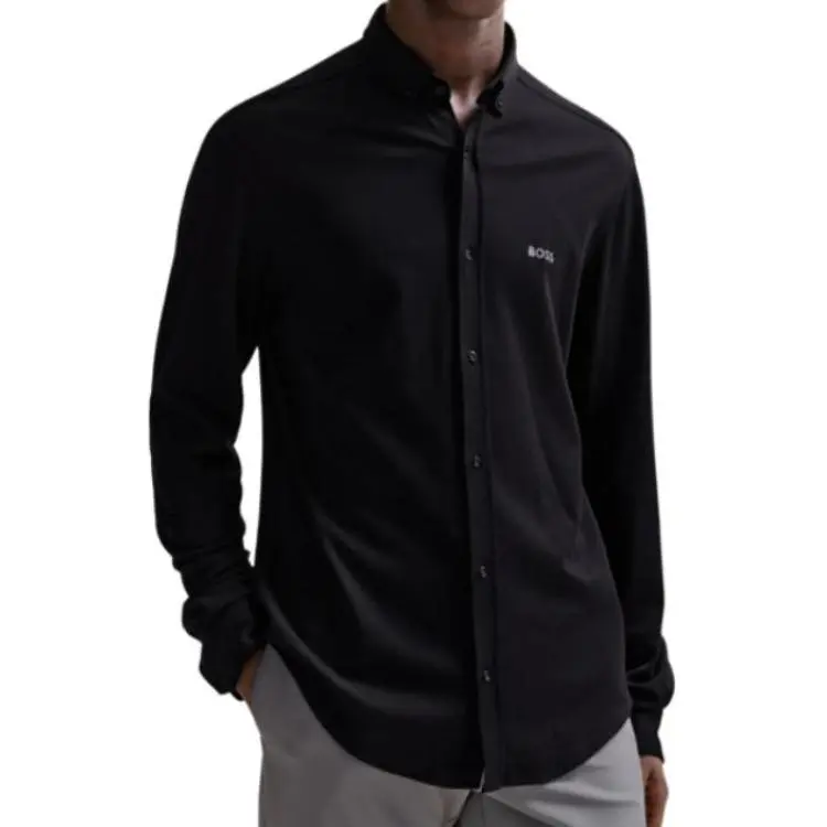 HUGO BOSS Regular Fit Knitted Shirt-3