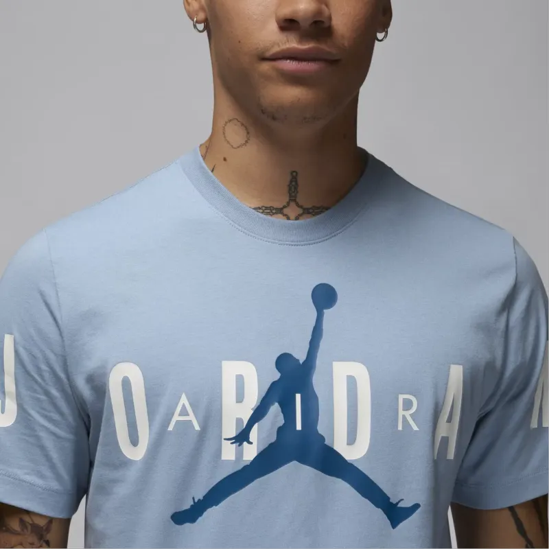 Jordan Air T-Shirt Men's Industrial Blue-3