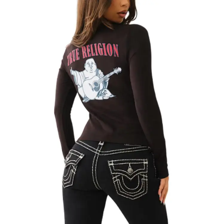 TRUE RELIGION T Shirt Women's Black-1