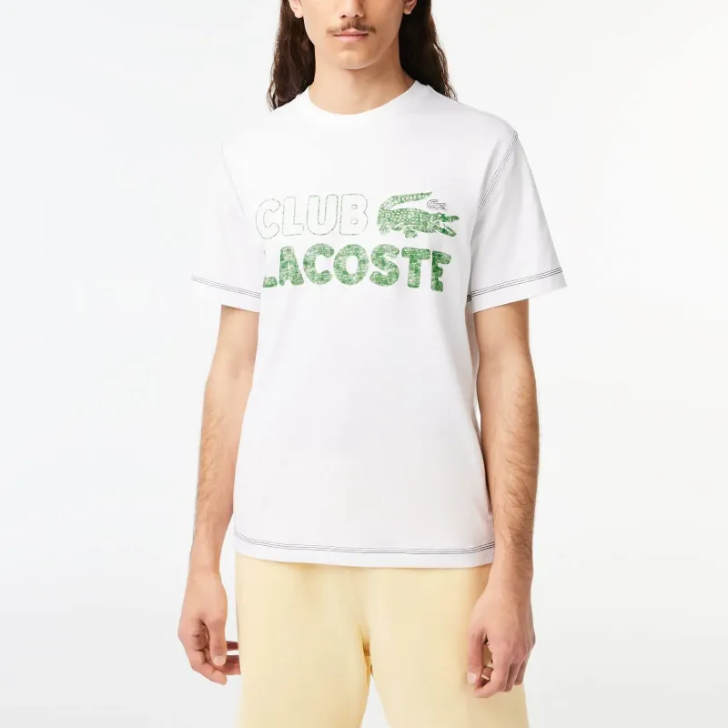 LACOSTE T Shirts Men White-2