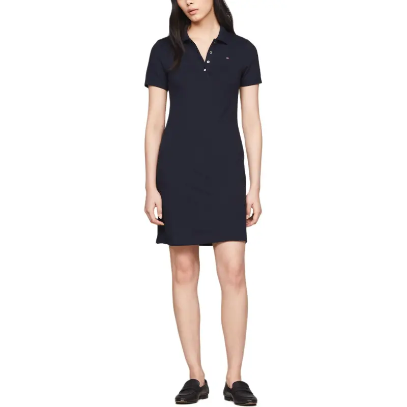 Tommy Hilfiger Short Sleeved Dresses Women's Blue-1