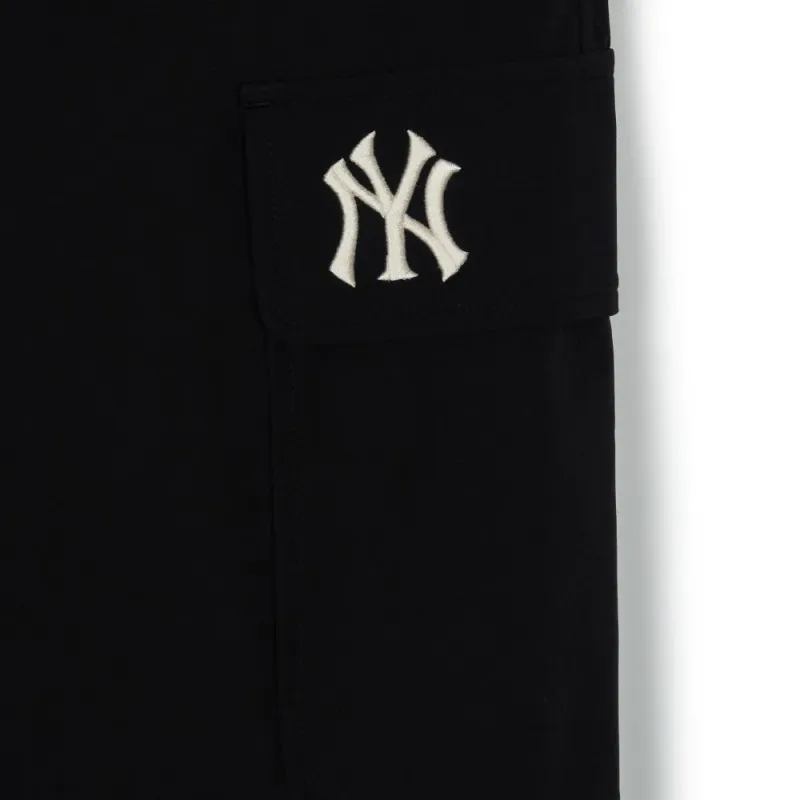 MLB Gorpcore New York Yankees Woven Pants Cargo Pants Unisex Black-3