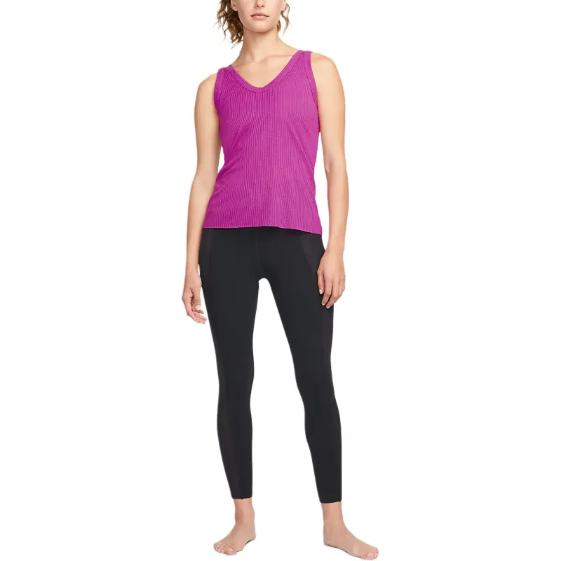 Nike Yoga Luxe Tank Tops Women's Cactus Flower/Neanderthal Red-1