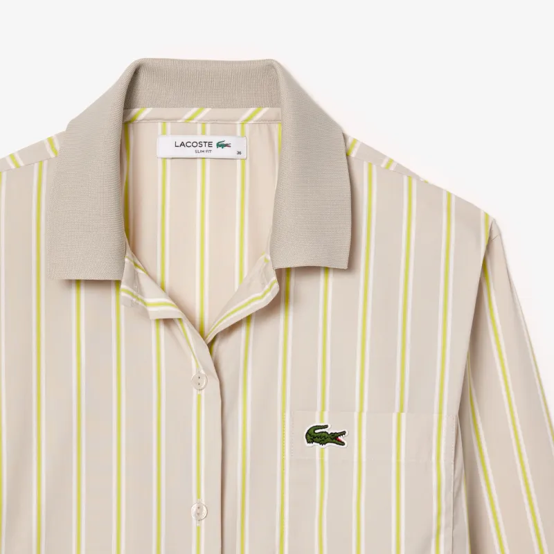 LACOSTE Shirts Women's Yellow-4