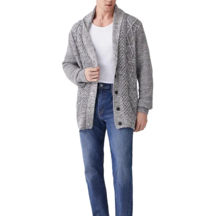 Levis Sweaters Men Gray-3