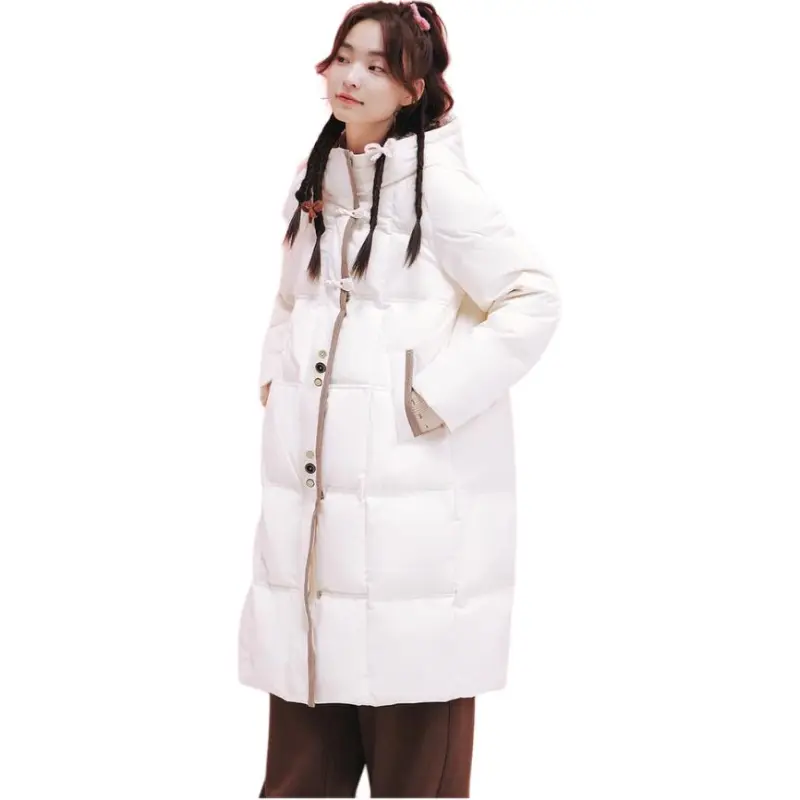 ZIHAN Down Jacket Women's Beige Gold-3