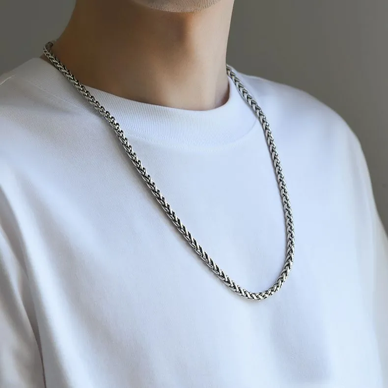LINKY Laboratory S925 Silver Necklaces Unisex-1