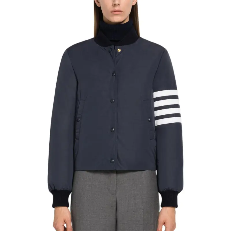 THOM BROWNE Down Jackets Women's Navy Blue-4