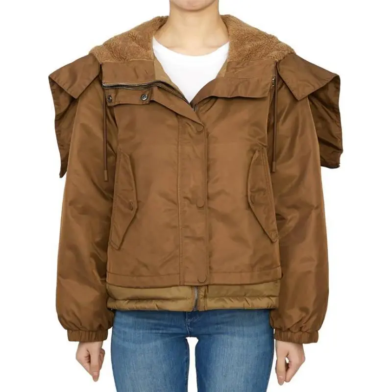 MaxMara Agora Button Detailed Drawstring Parka-1