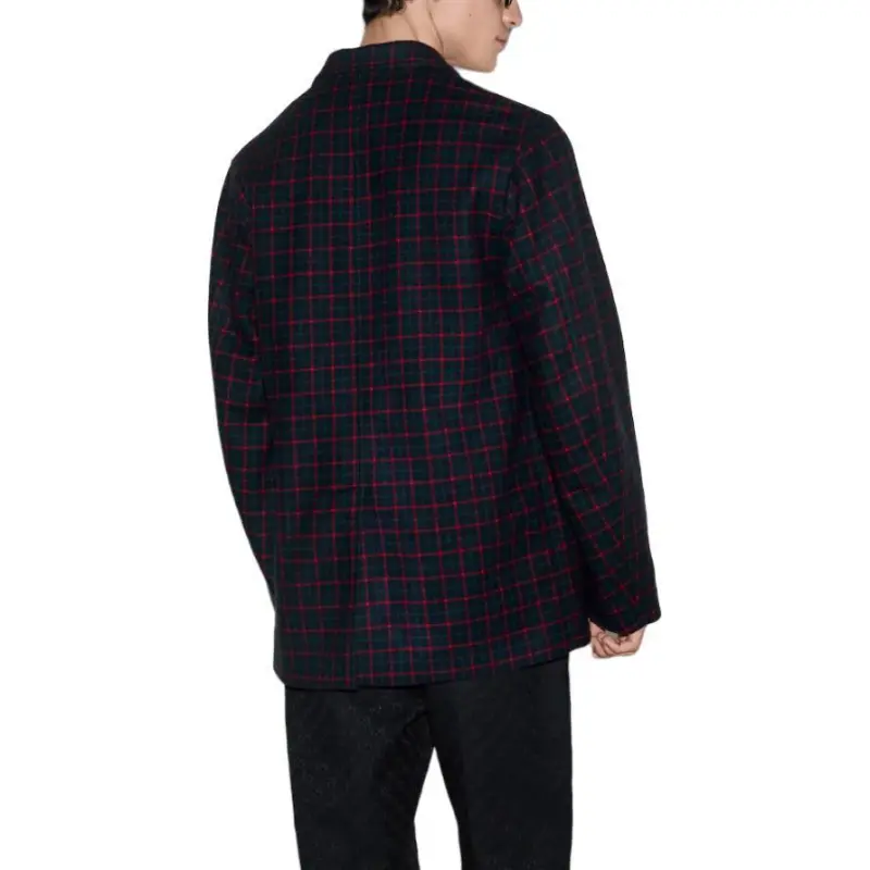 GUCCI Business Suits Coats Men's Red-4
