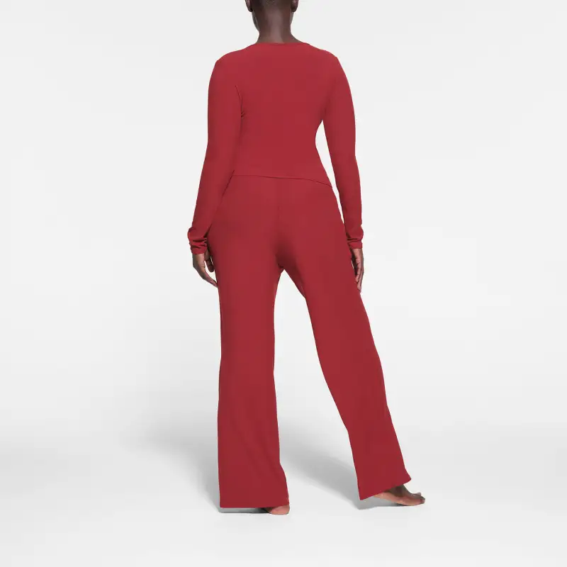 SKIMS T Shirt Women's BRICK/Brick-2