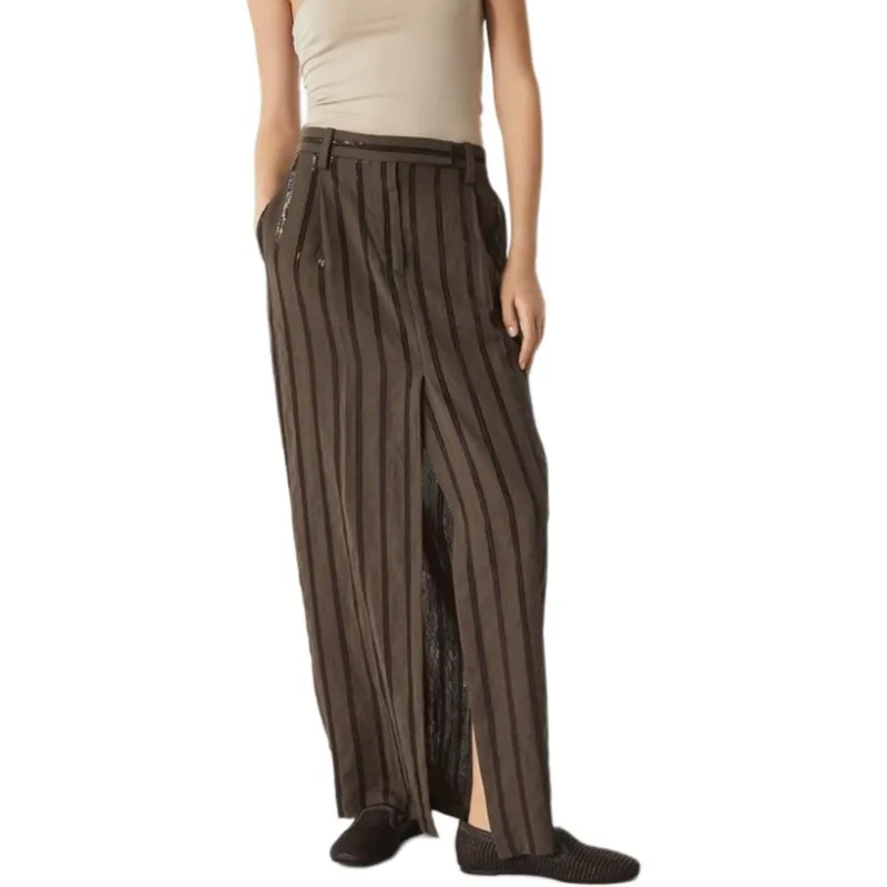 Brunello Cucinelli Dazzling Embroidery Skirt-2