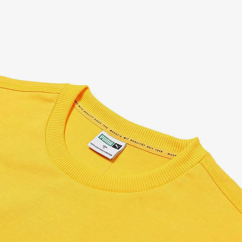 PUMA T Shirts Men Yellow-3