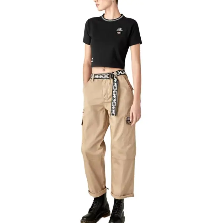 Dickies T Shirts Women's Black-4