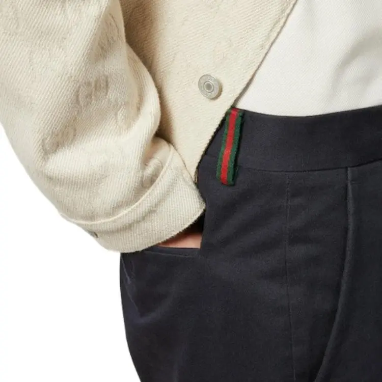 GUCCI Drill Chino Trousers-6