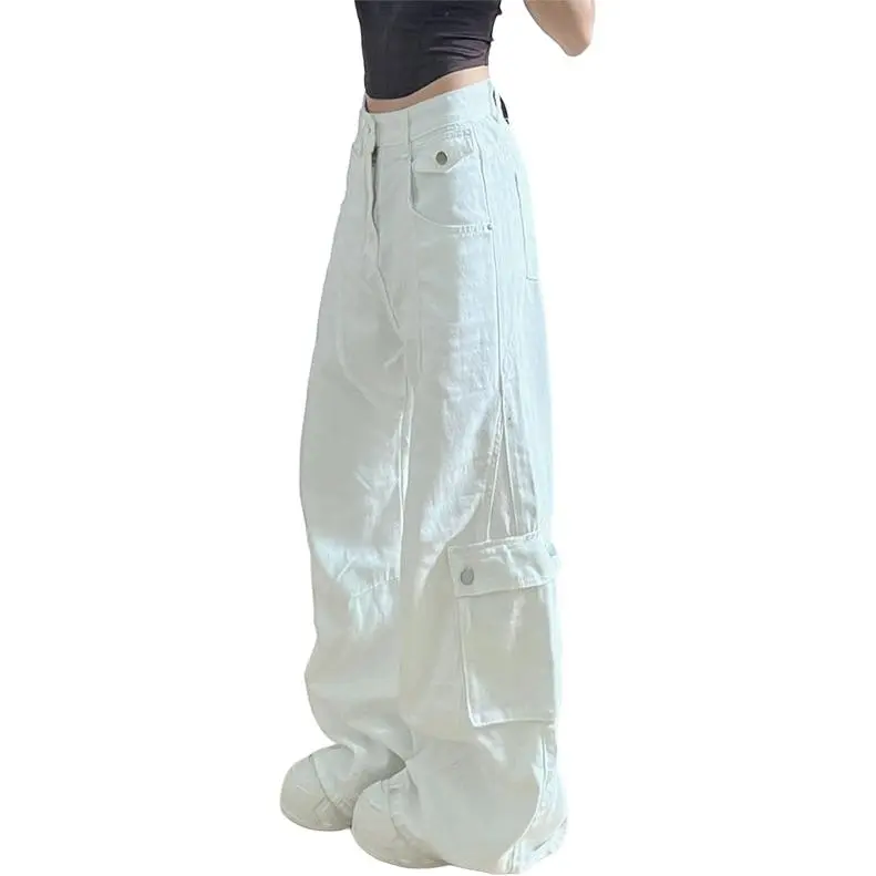 NHZN Jeans Women's White-2