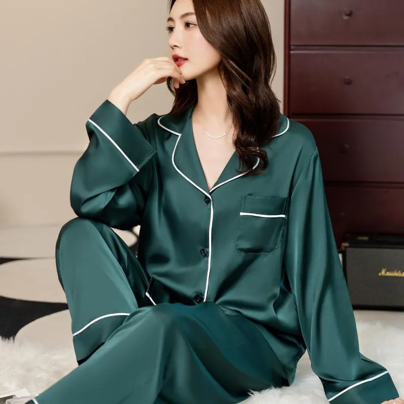 Shanghai Story Pajama Set Unisex Gift Box Set Dark Green-4
