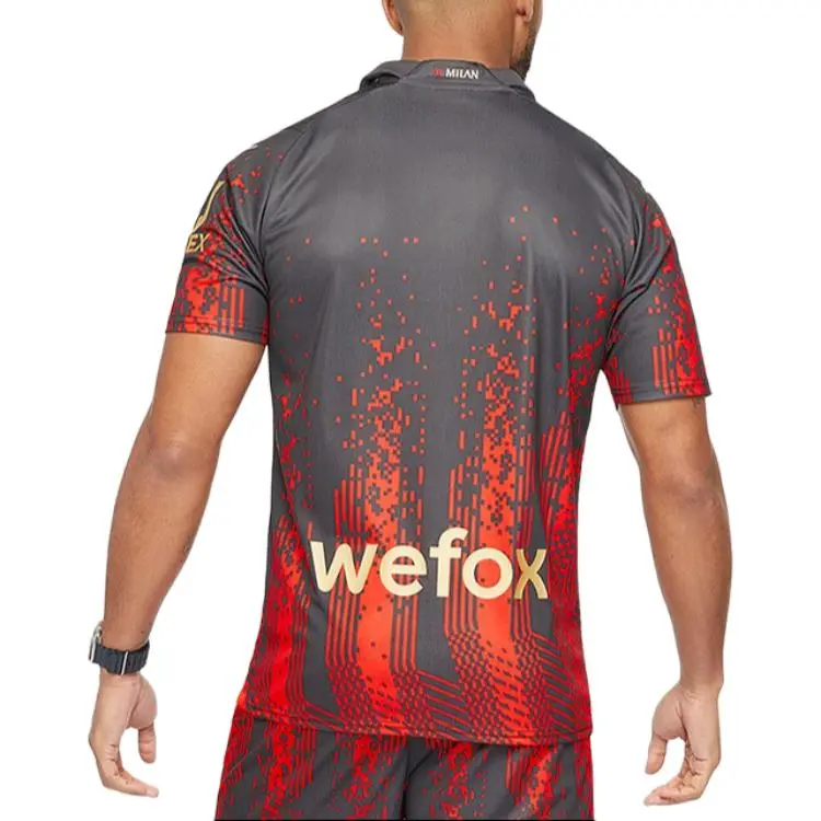 PUMA ACM X KOCHE Soccer Jerseys Men Flame Red Black-3