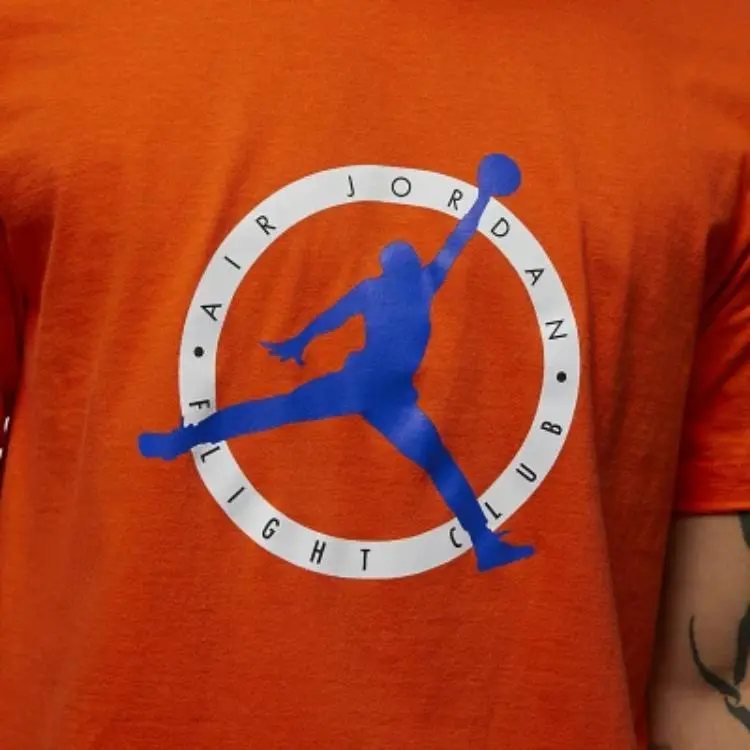 Jordan T Shirts Men Orange-1