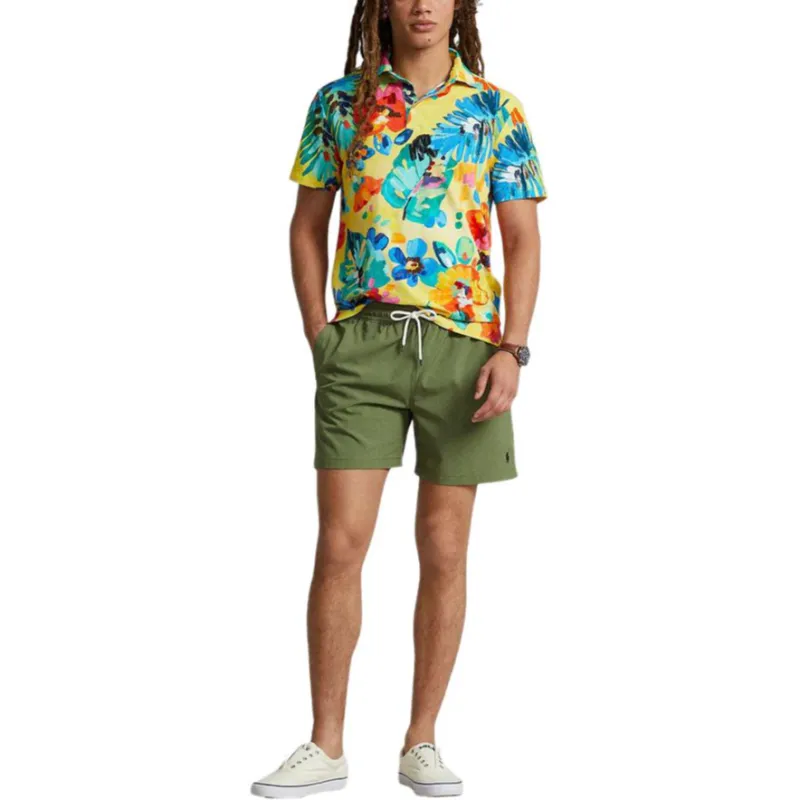 Polo Ralph Lauren Logo Embroidered Drawstring Swim Shorts-3