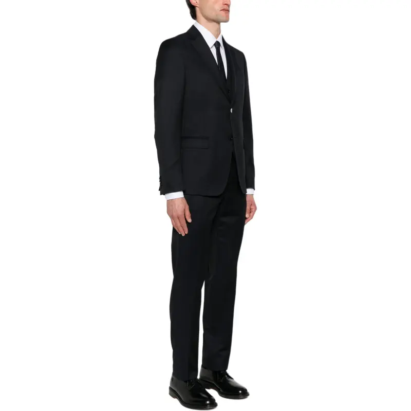 Ermenegildo Zegna Single Breasted Straight Leg Tailored Suit-3