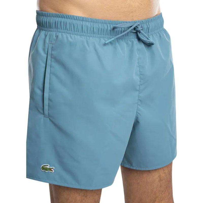 LACOSTE Logo appliqué Swim Shorts-4