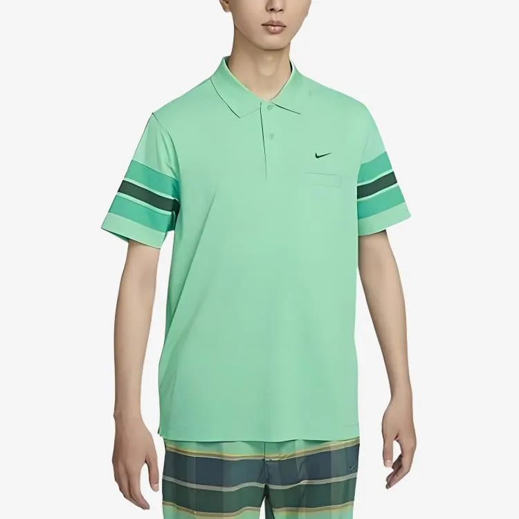 Nike Polo Shirts Men Green-3