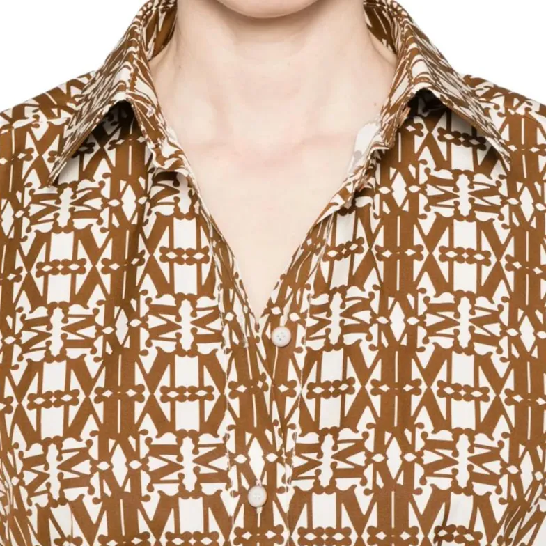 MaxMara Gallura All Over Patterned Blouse-4