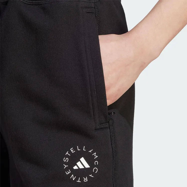 Adidas By Stella McCartney Logo print Organic Cotton Track Shorts-5