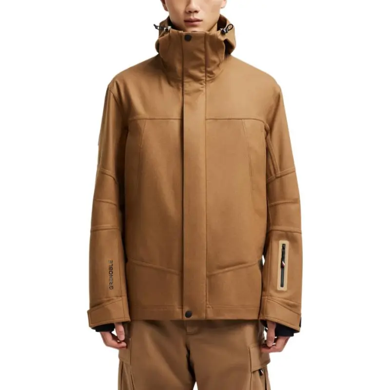 Moncler Grenoble Logo Printed Hooded Jacket-3