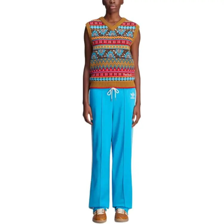 Adidas X Wales Bonner Track Pant 'Shock Cyan'-2