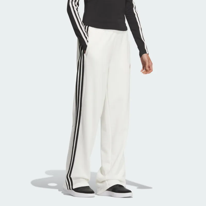 Adidas 3 Stripes Casual Pants Women's Jade White-4