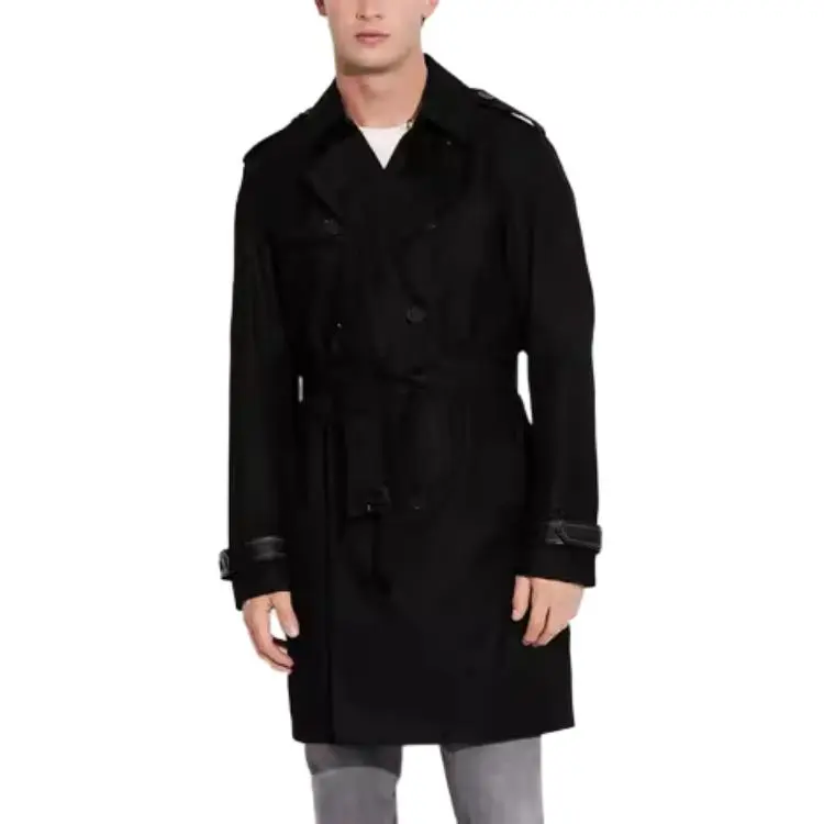 COACH Trench Coat Men's Marine Blue-1
