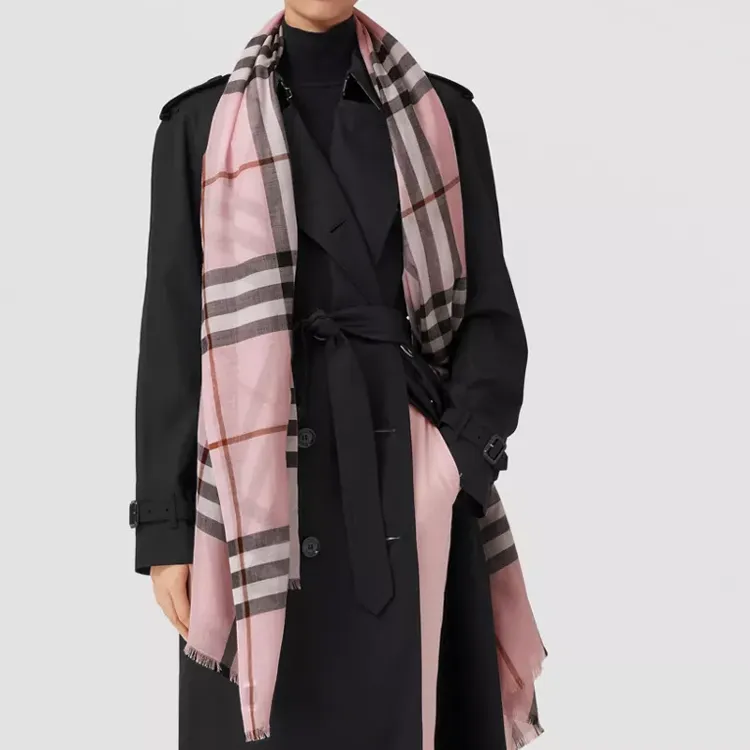 Burberry Check Pattern Scarf-4